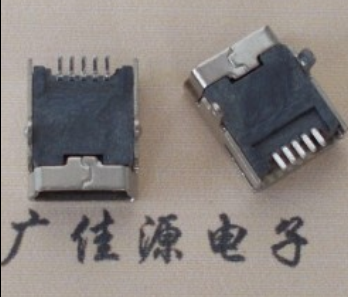 mini usb 5p接口 迷你 卧式插座 端子贴片 接插件