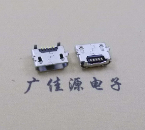 吉利反向牛角micro usb母座直边