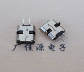 吉利micro usb接口 2p端子脚7.2间距 翻边