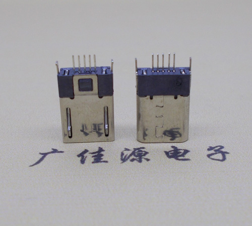 吉利micro-迈克 插座 固定两脚鱼叉夹板1.0公头连接器