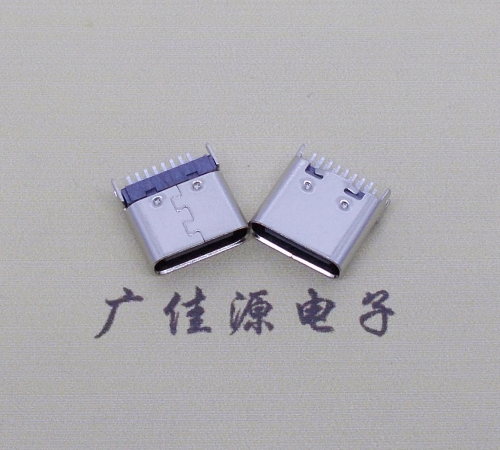 短体TYPE-C16P夹板母座