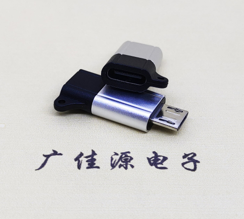 TYPE-C母座转MICRO公头成品转接头