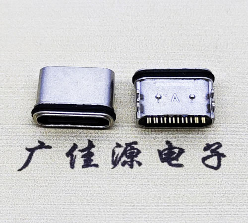 防水卧式 TYPE-C16P四脚插板母座