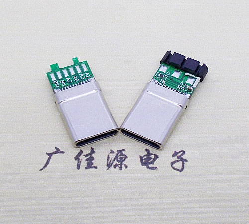 TYPE-C3.1公头带线夹