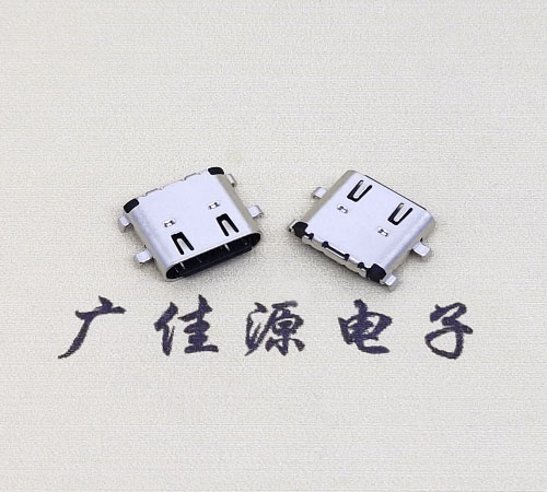 TYPE-C16P沉板母座黑胶端子双排插板