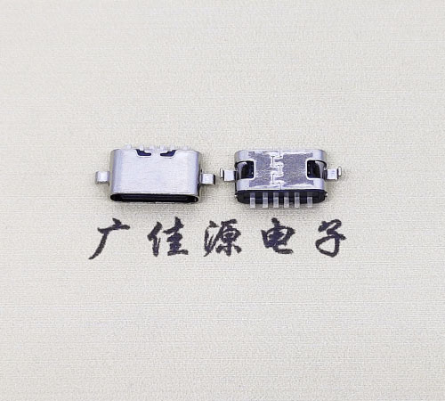 TYPE-C6P短体沉板母座